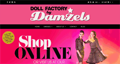 Desktop Screenshot of damzels.com